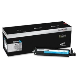 Image of Lexmark 700D2 70C0D20 Cyan Original Developer Unit