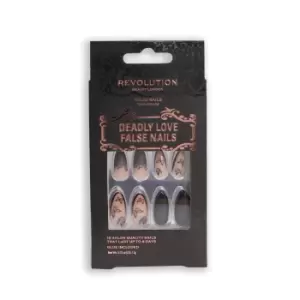 Image of Makeup Revolution Halloween False Nails Deadly Love