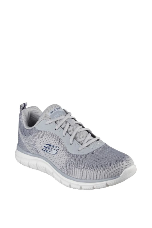 Image of Skechers Mens Track Glendor Trainers UK Size 11 (EU 46) GREY SKE2412-GRY-11
