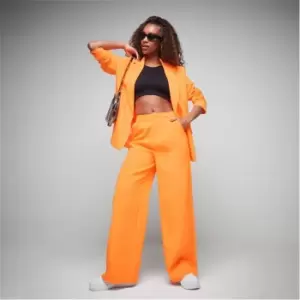 Missguided Tailored Wide Leg Trousers - Orange