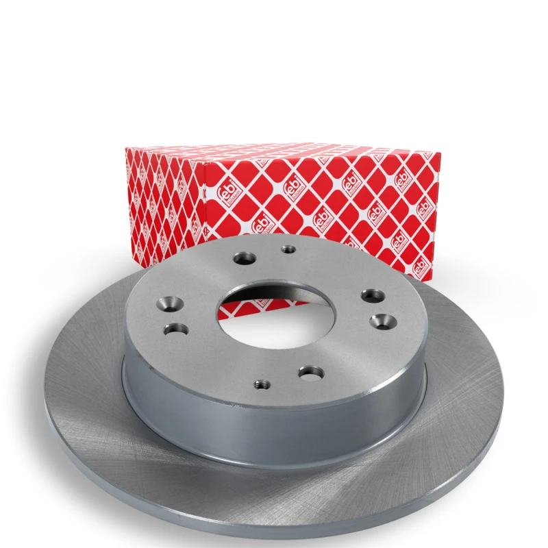 Image of FEBI BILSTEIN 10773 Brake disc Rear Axle, solid, Coated Brake Disc (82)