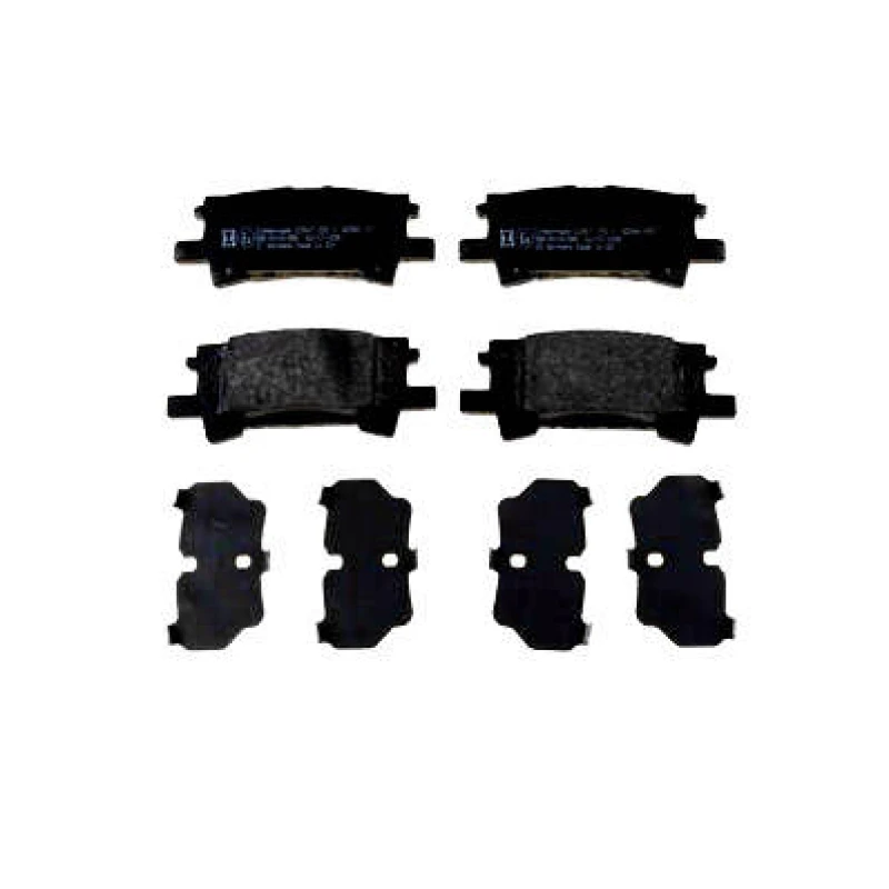 Image of ZIMMERMANN 23967.155.1 Brake pad set Rear Axle, with acoustic wear warning, Photo corresponds to scope of supply Brake Pad Set,disc brake (402)
