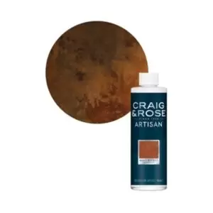 Image of Craig & Rose Artisan Rust Textured Effect Matt Topcoat Activator Solution, 250Ml