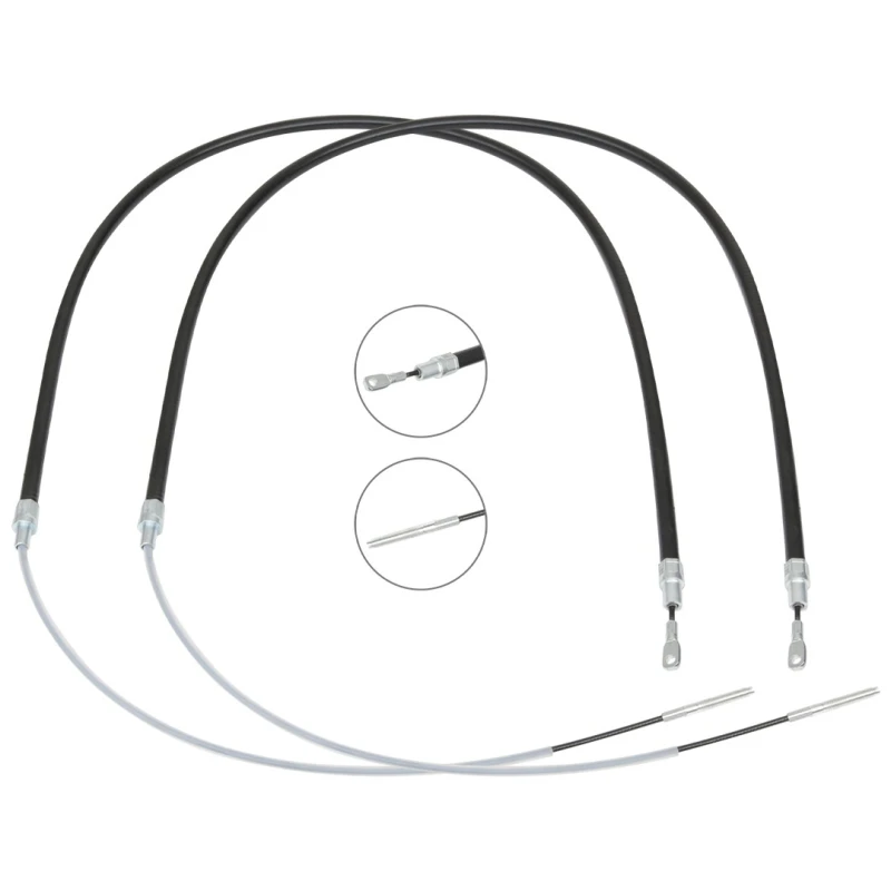 Image of RIDEX 124C1164 Brake Cable Rear, 1631/1062+1631/1062mm Cable,parking brake (124)