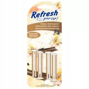 image of Refresh Spiced Vanilla Scented Air Freshener Vent Stick (Case Of 4)