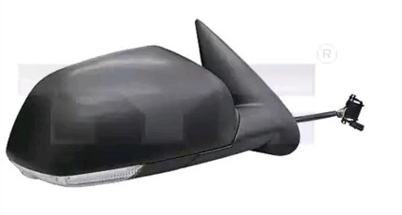 Image of TYC 332-0073 Wing mirror Right, Heatable Outside Mirror (50)