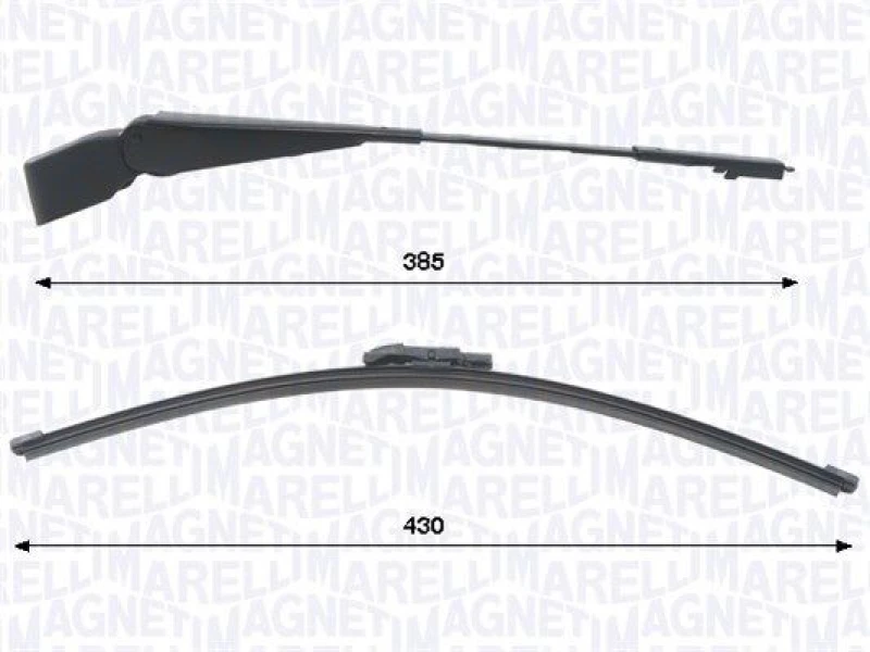 Image of MAGNETI MARELLI Wiper arm set MAGNETI MARELLI 000723180465