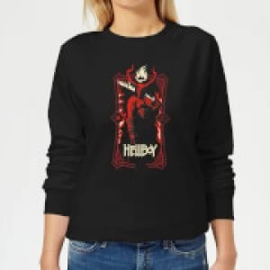 image of Hellboy Right Hand Of Doom Womens Sweatshirt - Black - 5XL