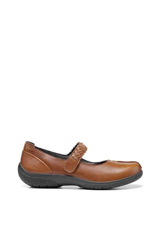 Image of Hotter Womens 'Shake II' Mary Janes in Tan Size: 3 Tan Female 3