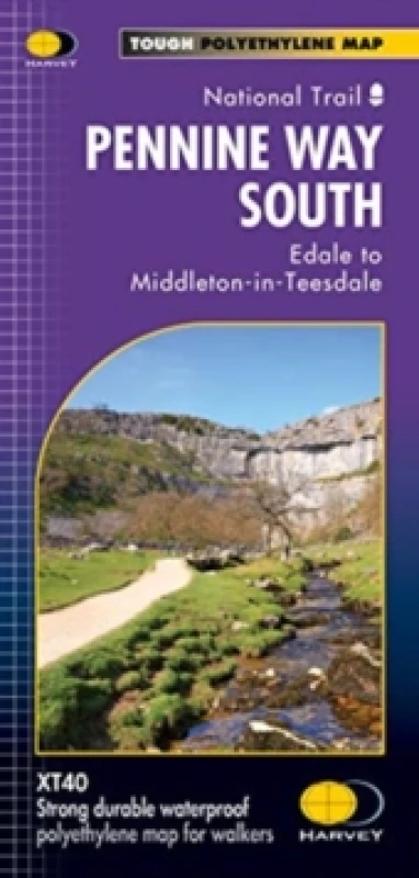 Image of Pennine Way South : Edale to Middleton-in-Teesdale Sheet map, folded