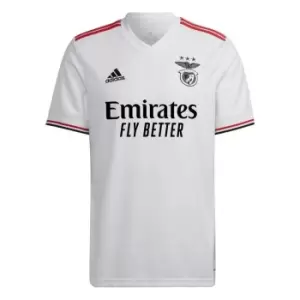 Image of adidas Benfica Away Shirt 2021 2022 - White