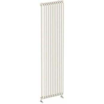 image of Delfin V 1800mm x 500mm Radiator Soft White 4787 BTU's - Soft White - Terma