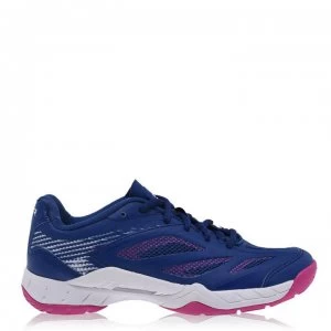 image of Slazenger Velocity Netball Trainers Ladies - Navy/Pink