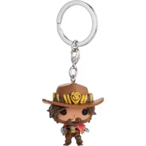 image of Funko Pocket Pop!: Overwatch - Mccree Vinyl Figure Keychain