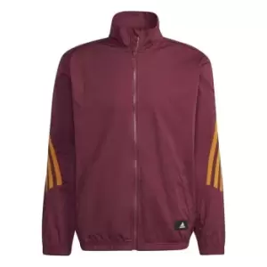 Image of adidas FIeece WV Track Jacket Mens - Red