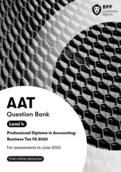 Image of AAT business tax FA2020. Question book - Paperback - Used
