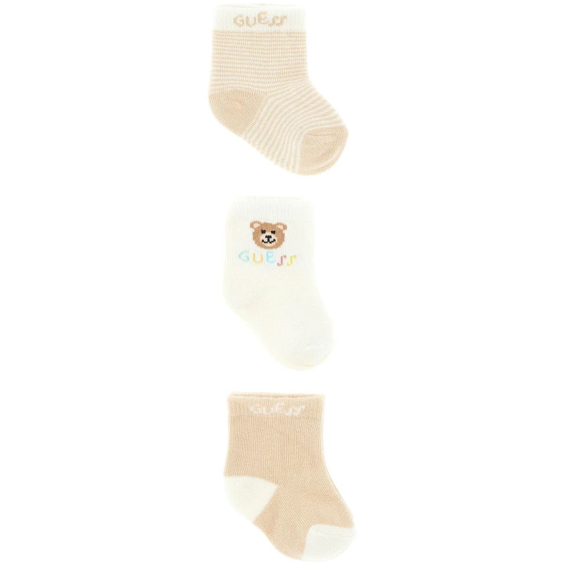 Image of Guess Kids Pack 3 Pieces Socks Set 15018150 Multi-Color