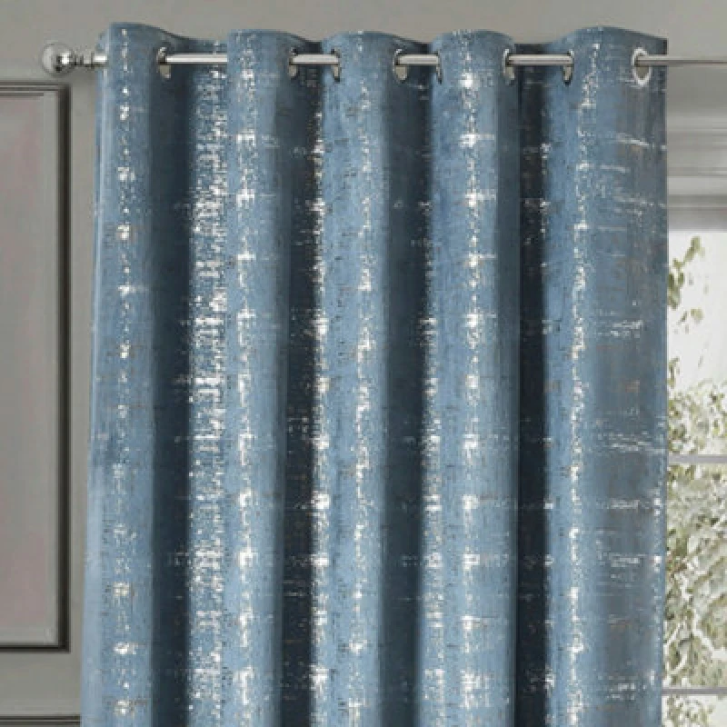 Image of Intimates Warwick Readymade Eyelet Curtains - Blue