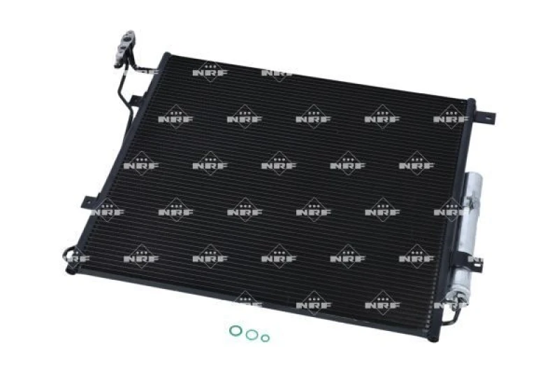 Image of NRF 350220 Condenser EASY FIT, with seal ring, with nitrogen filling Aluminium Condenser,air conditioning (448)