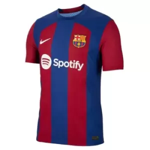 Image of Nike Barcelona Authentic Home Shirt 2023 2024 Adults - Blue