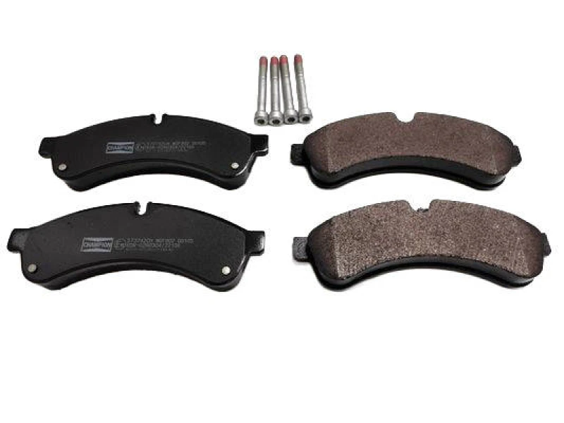 Image of CHAMPION 573742CH Brake pad set prepared for wear warning indicator Brake Pad Set,disc brake (402)