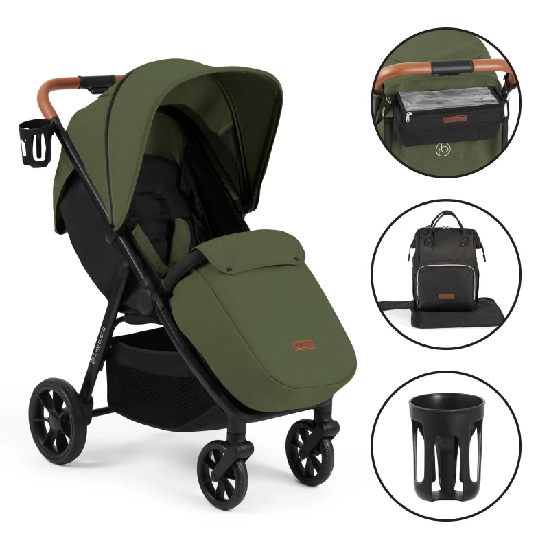 Image of Ickle Bubba Stomp Stride Stroller - Prime Woodland unisex one