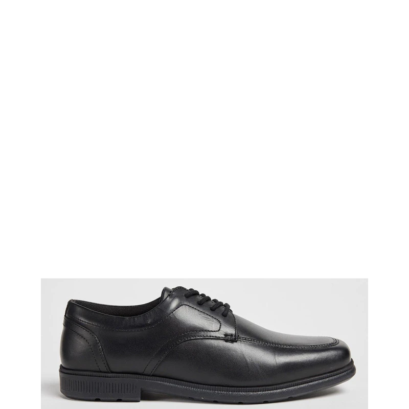 Image of Pod Boys Hornet Lace Up Leather School Shoes UK Size 5 (EU 38) Black POD044-BLACK-5