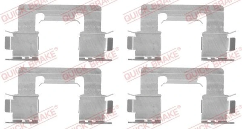 Image of QUICK BRAKE Brake pad fitting kit QUICK BRAKE 109-1294