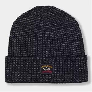 image of Paul And Shark Alpaca Knit Beanie - Blue