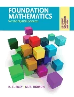 Image of student solution manual for foundation mathematics for the physical science