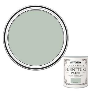 Image of Rust-Oleum Laurel green Flat matt Furniture Paint 125ml