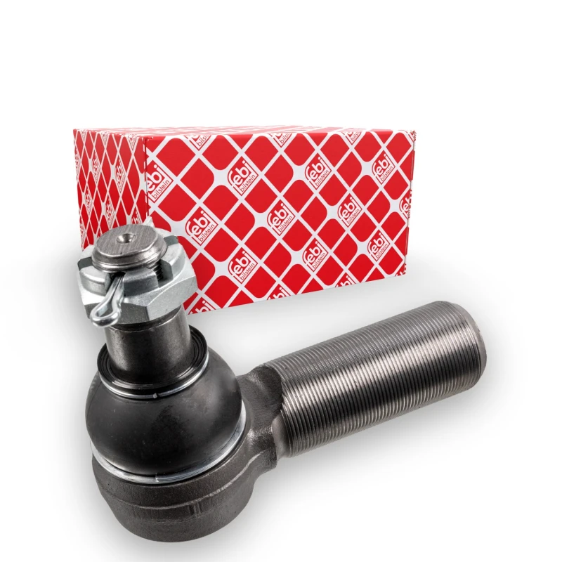 Image of FEBI BILSTEIN 15616 Track rod end OE Turbo NEW, Front Axle Right, with crown nut Tie Rod End (914)