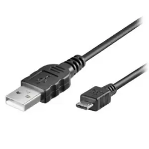 Image of Goobay USB 2.0 / MicroUSB Cable - Black