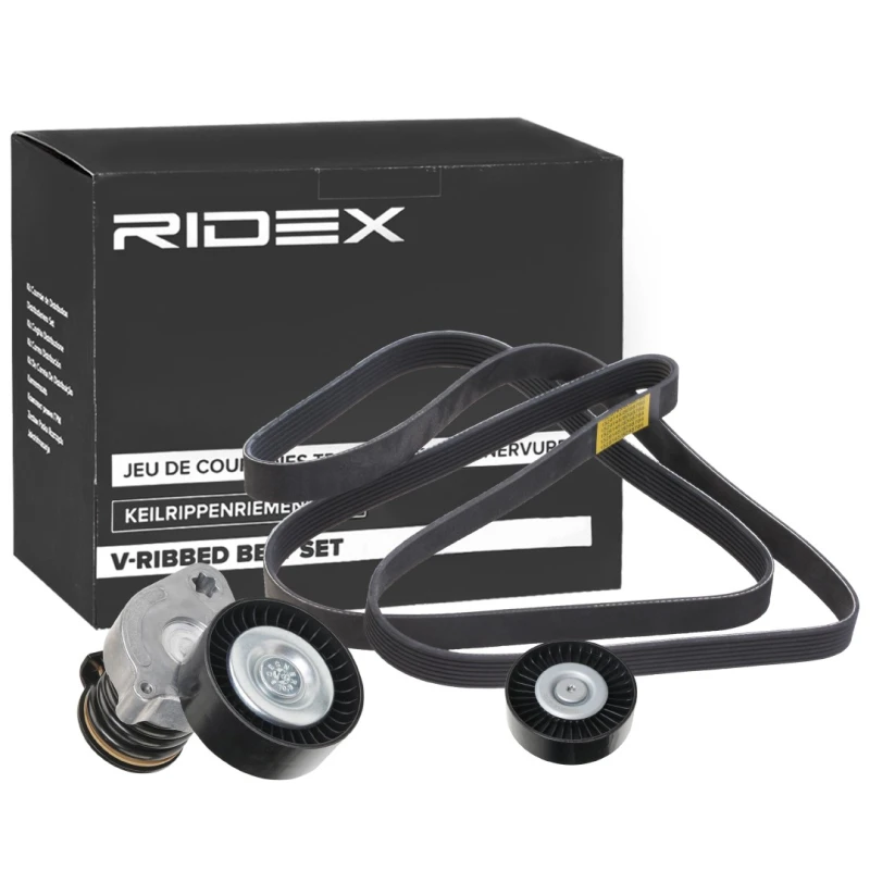 Image of RIDEX 542R0143 V-ribbed belt set V-Ribbed Belt Set (542)