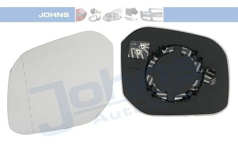 Image of Wing mirror glass JOHNS 95 63 37-81