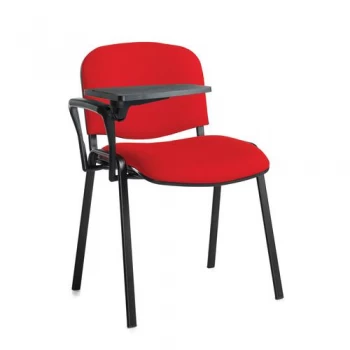 Image of Taurus Meeting Room Room With Black Frame and Writing Tablet - Red