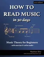 Image of how to read music in 30 days music theory for beginners with exercises and