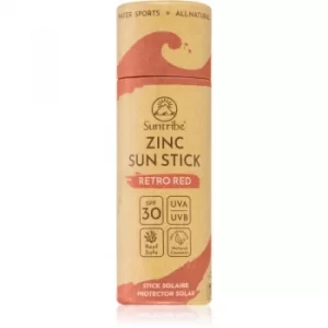 Image of Suntribe Sports Zinc Stick Mineral Protection Stick SPF 30 Retro Red 30 g