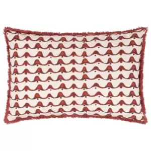 image of Avery Cushion Chestnut Red, Chestnut Red / 40 x 60cm / Polyester Filled