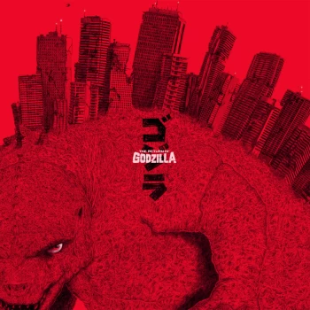 Image of Death Waltz - The Return Of Godzilla Red LP
