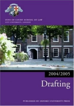 Image of Drafting by David Emmet and Inns of Court School of Law Paperback