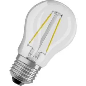 image of OSRAM 4058075435162 LED (monochrome) EEC E (A - G) E-27 Pear shape 4 W = 40 W Warm white (Ø x L) 45mm x 77mm