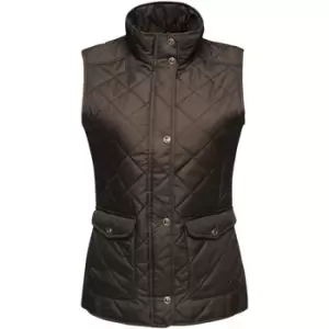 image of Professional TARAH Quilted Bodywarmer womens in Black - Sizes UK 10,UK 12,UK 14,UK 8