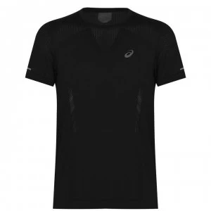 image of Asics Vent Seam T Shirt Mens - Black