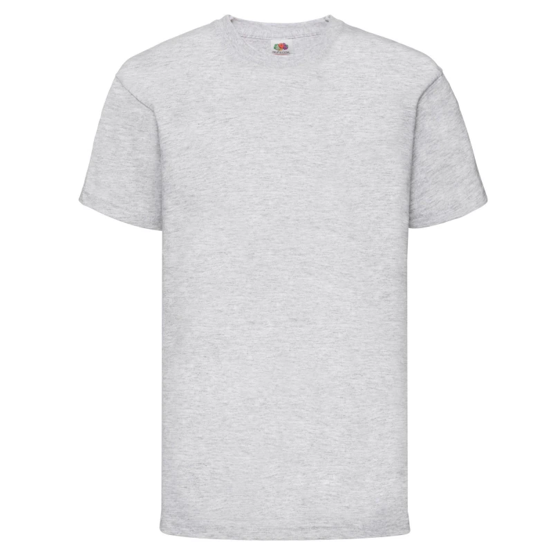 Image of Fruit Of The Loom Valueweight Heather T-Shirt Grey unisex
