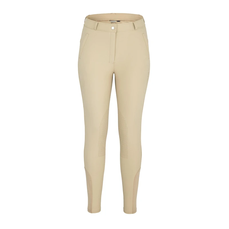 Image of Requisite Competition Silicon Knee-Patch Breeches - Beige Beige 8