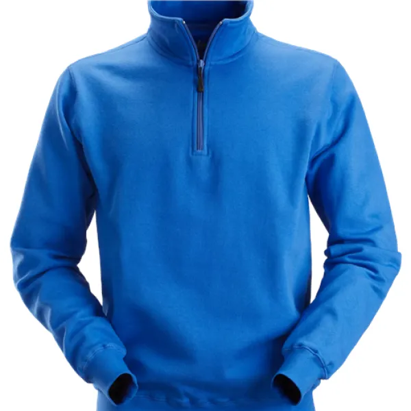 image of Snickers 1/2 Zip Sweatshirt - True Blue - L