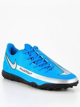 image of Nike Junior Phantom GT Club Astro Turf Football Boot - Blue Size 4