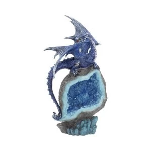 Image of Cobalt Custodian Dragon Figurine
