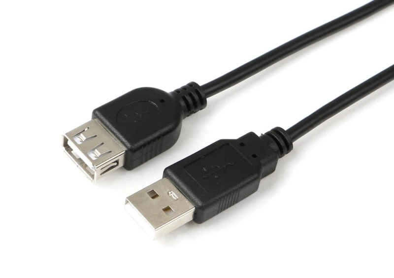 Image of Microconnect USBAAF01B USB cable USB 2.0 0.1 m USB A Black